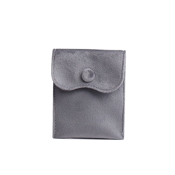 

PandaHall Velvet Pouches, Jewelry Storage Bag, for Bracelets, Rings, Necklaces, Rectangle, Gray, 10x8cm Velvet Rectangle Gray