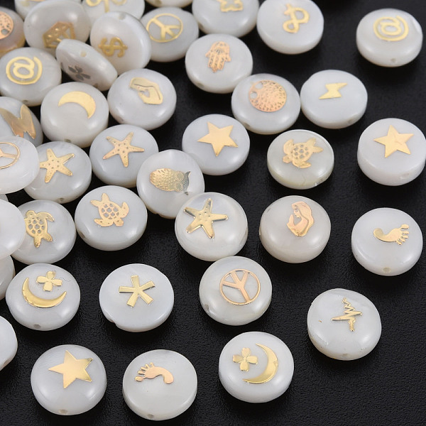 Natural Freshwater Shell Beads