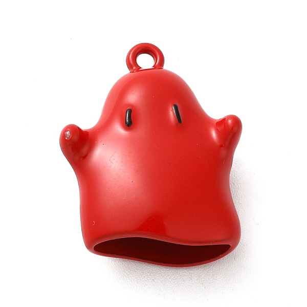 

PandaHall Halloween Spray Painted Alloy Pendants, with Enamel, Ghost Charm, Red, 22x17x8mm, Hole: 1.6mm Alloy+Enamel Ghost Red