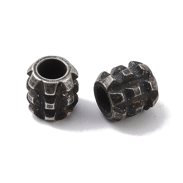 

PandaHall 316 Surgical Stainless Steel Beads, Column, Antique Silver, 5.5x5.5mm, Hole: 3mm 316 Surgical Stainless Steel Column