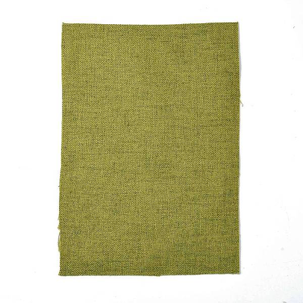 

PandaHall Cotton Flax Fabric, Sofa Cover, Garment Accessories, Yellow Green, 29~30x19~20x0.07cm Cotton