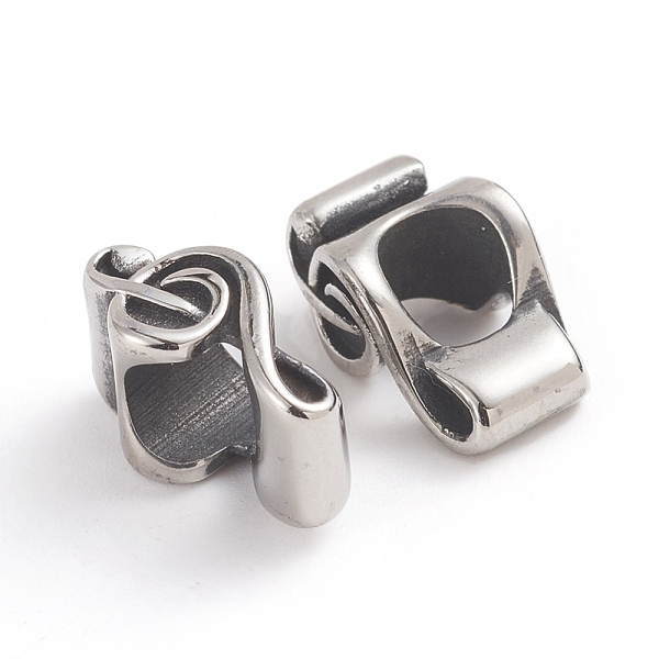 

PandaHall 304 Stainless Steel Beads, Large Hole Beads, Treble Clef, Antique Silver, 14x6.8x8.2mm, Hole: 5.8mm 304 Stainless Steel Musical...