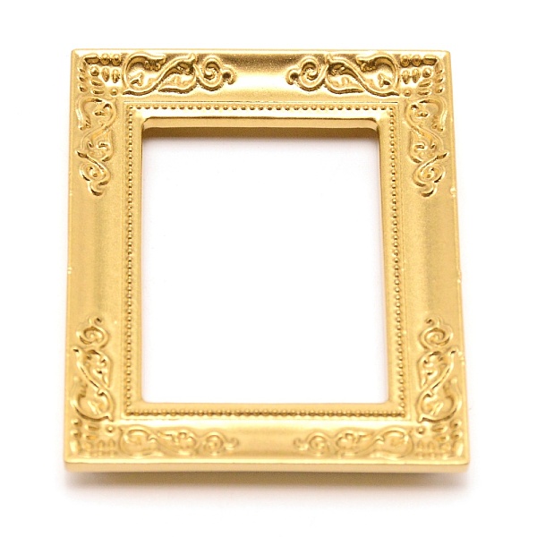 花柄樹脂フォトフレームの長方形