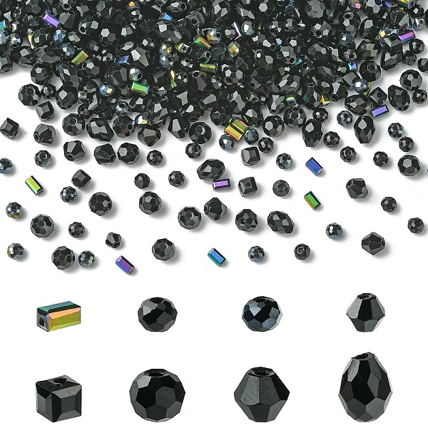 8 Strands 8 Styles Glass Bead Strands