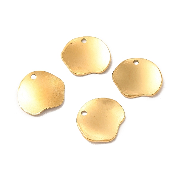 

PandaHall Vacuum Plating 304 Stainless Steel Pendants, Golden, 15x17x1mm, Hole: 2mm 304 Stainless Steel Others