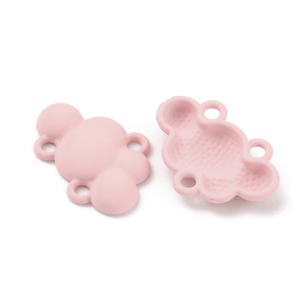 

PandaHall Spray Painting Zinc Alloy Chandelier Component Links, Cloud, Pink, 13x19.5x3mm, Hole: 2mm Alloy Cloud Pink