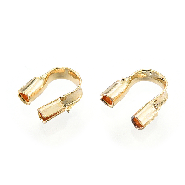 

PandaHall Brass Wire Guardian, Nickel Free, Tube, Real 18K Gold Plated, 4x5x1.5mm, Hole: 0.6mm Brass