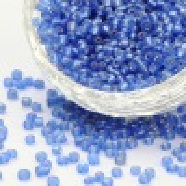 

PandaHall (Repacking Service Available) Glass Seed Beads, Silver Lined Round Hole, Round Small Beads, Royal Blue, 4mm, Hole: 1.5mm, about...