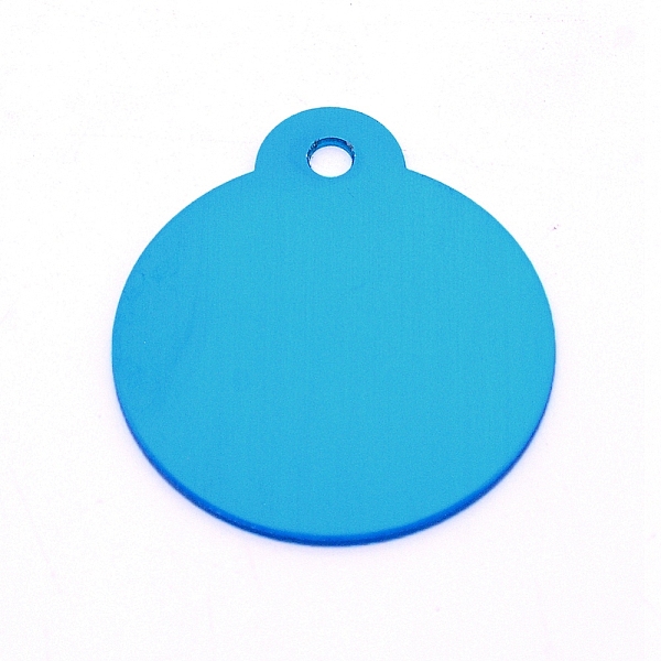 

PandaHall Aluminum Blank Pendants, Flat Round, Dark Turquoise, 36x31.5x1mm, Hole: 3mm, 10pcs/bag Aluminum Flat Round