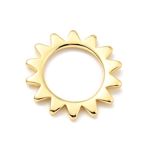 

PandaHall Brass Pendants, Cadmium Free & Lead Free, Sun, Real 18K Gold Plated, 17x1.5mm Brass Sun