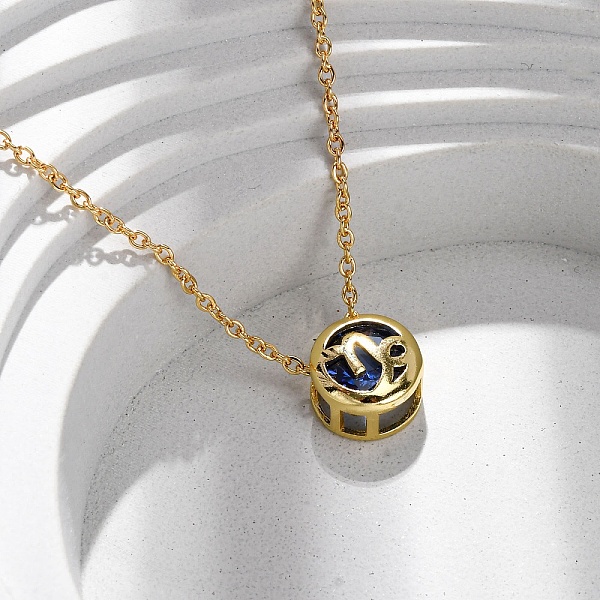 Brass Pave Cubic Zi… - image
