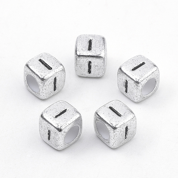 Plated Acrylic Beads - image