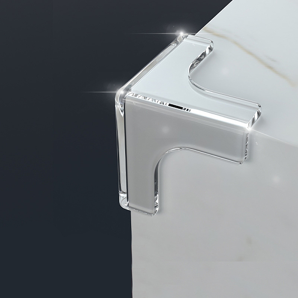 

PandaHall PVC Furniture Corner Guards, Transparent Table Corner Protector, T Shape, Clear, 10mm Plastic Others Clear