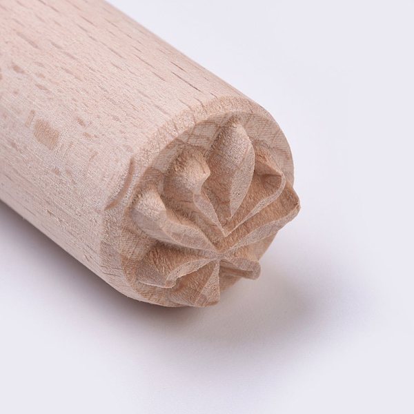 

PandaHall DIY Scrapbook, Wooden Stamps, Column with Flower Pattern, BurlyWood, 50~50.5x19.5~20.5mm Wood Orange