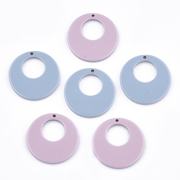 

PandaHall Resin Pendants, Flat Round, Violet, 30x3mm, Hole: 1.5mm Resin Flat Round Purple