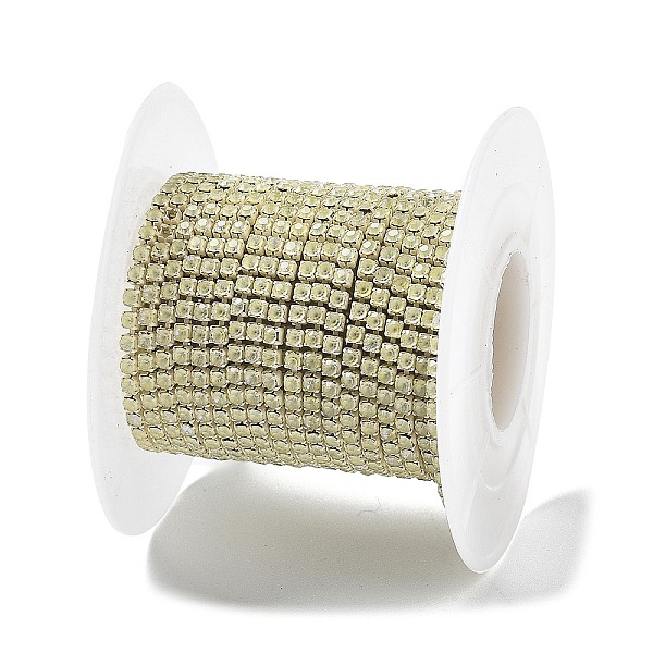 Iron Rhinestone Glass Cup Chain