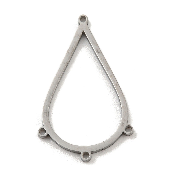 

PandaHall 304 Stainless Steel Chandelier Component Links, Laser Cut, Teardrop, 25x15x1mm, Hole: 1mm 304 Stainless Steel Teardrop