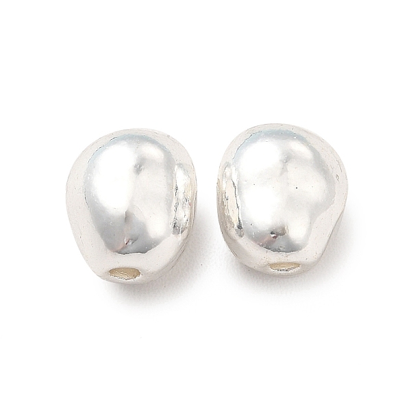 

PandaHall Long-Lasting Plated Alloy Beads, Cadmium Free & Nickel Free & Lead Free, Potato, Silver, 7x6mm, Hole: 1.4mm Alloy Potato