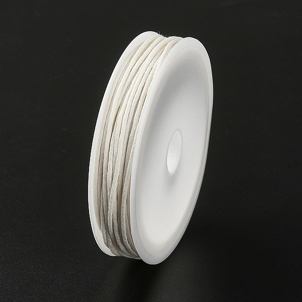 

PandaHall 6.8M Waxed Cotton Cords, Multi-Ply Round Cord, Macrame Artisan String for Jewelry Making, Floral White, 1mm, about 7.44 Yards...