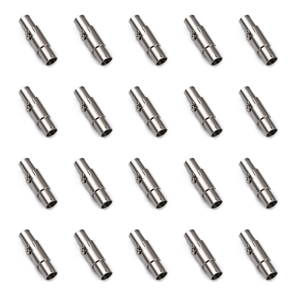 Smooth 304 Stainless Steel Locking Tube Magnetic Clasps
