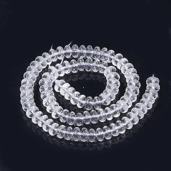 Chapelets De Perles En Cristal De Quartz Synthétique