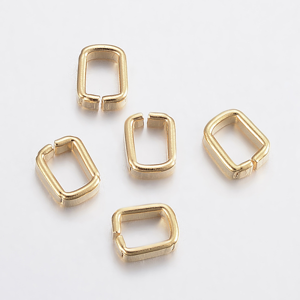 

PandaHall 304 Stainless Steel Quick Link Connectors, Linking Rings, Golden, 7x6x2.5mm, Inner: 4x5mm 304 Stainless Steel Others
