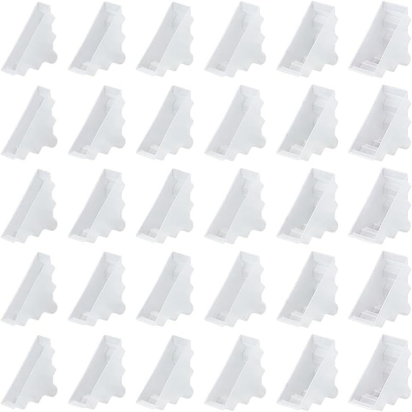 60Pcs 6 Styles Triangle Plastic Furniture Corner Guards