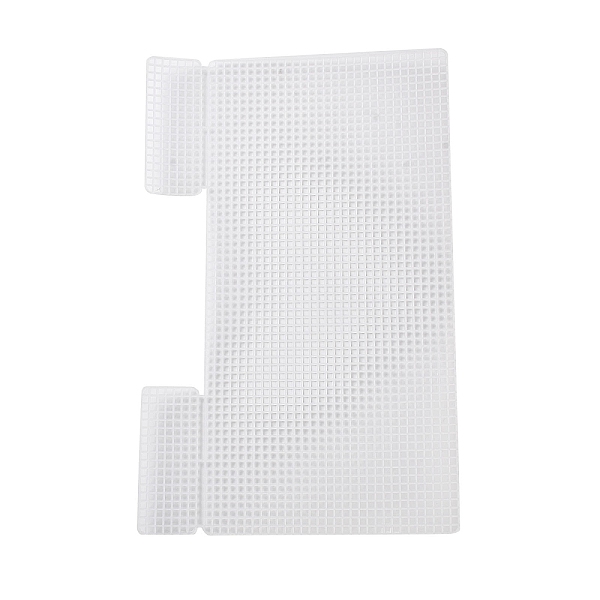 

PandaHall Rectangle Plastic Mesh Canvas Sheets, Bag Bottom Shaper Pads, Purse Making Template, for Yarn Crochet, Embroidery Craft, White...