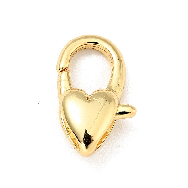 

PandaHall Brass Heart Lobster Claw Clasps, Parrot Trigger Clasps Jewelry Making Findings, Cadmium Free & Lead Free, Long-Lasting Plated...