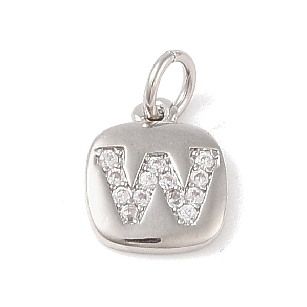 

PandaHall Rack Plating Brass Micro Pave CLear Cubic Zirconia Charms, with Jump Rings, Cadmium Free & Lead Free, Long-Lasting Plated...