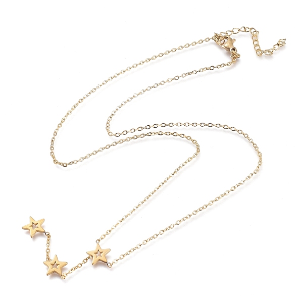 

PandaHall Star 304 Stainless Steel Jewelry Sets, Cable Chains Pendant Necklaces and Stud Earrings, with Ear Nuts and Lobster Claw Clasps...