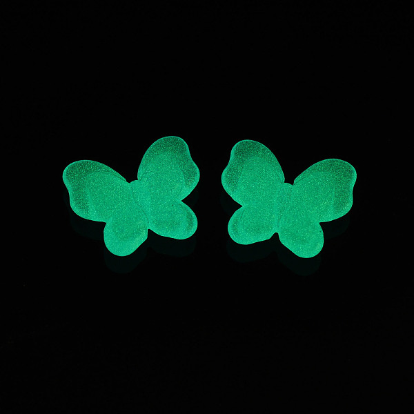 

PandaHall Luminous Acrylic Beads, Glow in the Dark, Butterfly, Royal Blue, 17.5x21x6mm, Hole: 1.8mm, about 415pcs/500g Acrylic Butterfly
