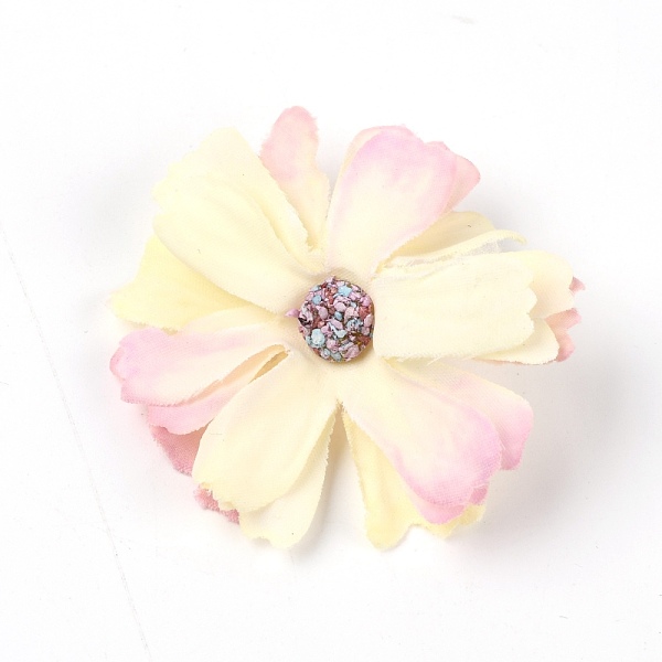 

PandaHall Silk Cloth Artifical Flower, For DIY Wedding Party Garland Decoration, Flower, Light Goldenrod Yellow, 45x11mm, 2.5mm Inner...