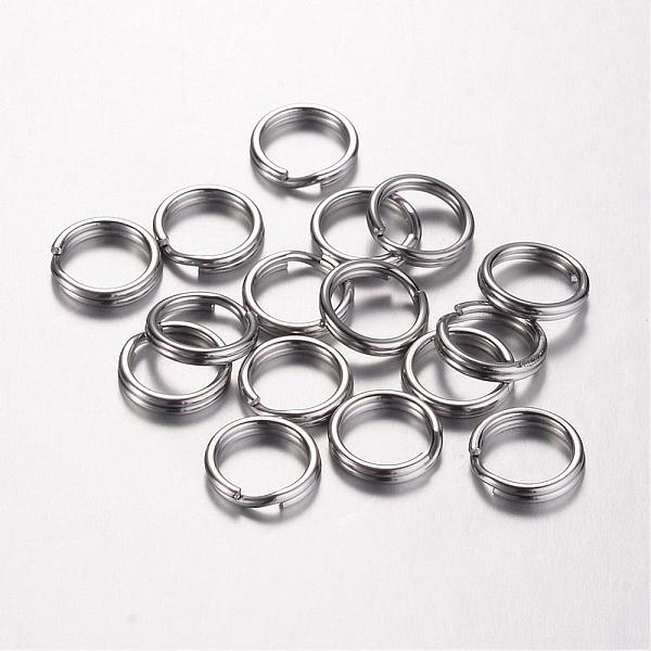 

PandaHall 304 Stainless Steel Split Rings, Double Loops Jump Rings, Stainless Steel Color, 10x1.5mm, Inner Diameter: 8mm 304 Stainless Steel...