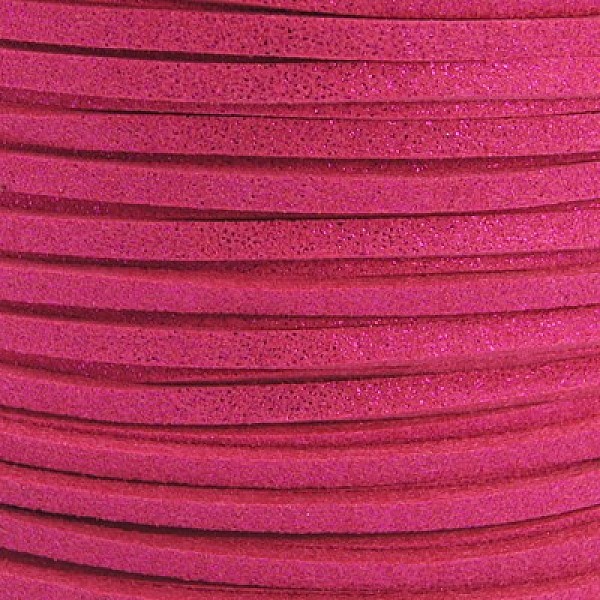 Glitter Powder Faux Suede Cord