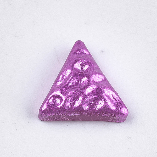 

PandaHall Resin Cabochons, Triangle, Mixed Color, 12x13x4mm Resin Triangle Multicolor