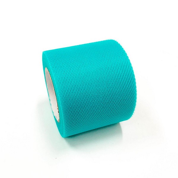 

PandaHall Deco Mesh Ribbons, Tulle Fabric, Tulle Roll Spool Fabric For Skirt Making, Light Sea Green, 2 inch(5cm), about 25yards/roll...