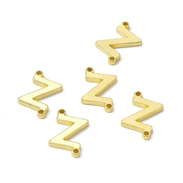 

PandaHall Rack Plating Brass Connector Charms, Real 18K Gold Plated, Long-Lasting Plated, Cadmium Free & Nickel Free & Lead Free, Letter...