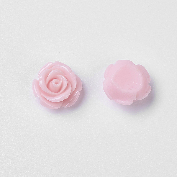 

PandaHall Resin Cabochons, Flower, Mixed Color, 14x8mm Resin Flower Multicolor
