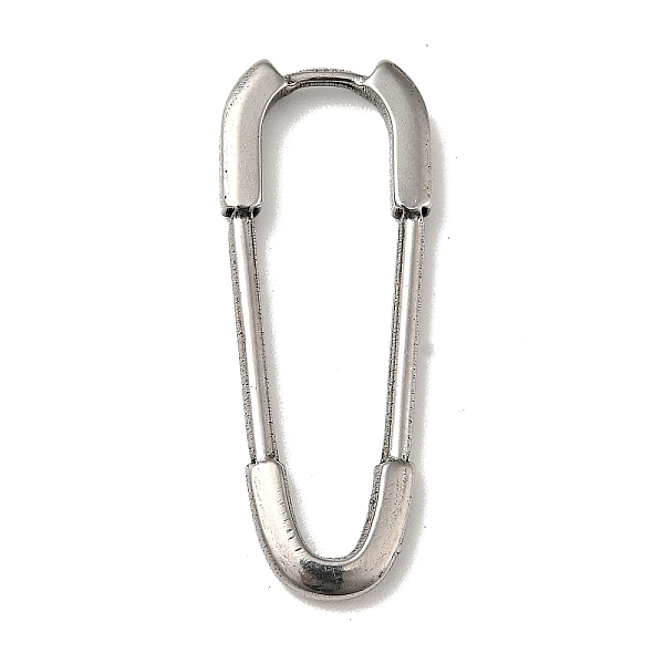 

PandaHall 304 Stainless Steel Linking Rings, Safety Pin Shape, Stainless Steel Color, 29x11x2.5mm, Inner Diameter: 7x26mm 304 Stainless...