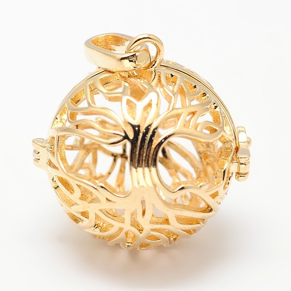 

PandaHall Rack Plating Brass Hollow Round Cage Pendants, For Chime Ball Pendant Necklaces Making, Mixed Color, 28x28.5x24mm, Hole: 9x3.5mm..., Multicolor
