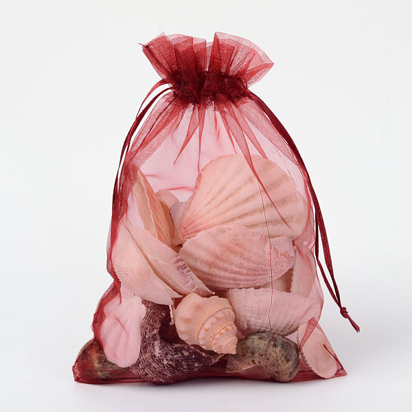 

PandaHall Organza Gift Bags with Drawstring, Jewelry Pouches, Wedding Party Christmas Favor Gift Bags, Dark Red, 20x15cm Organza Rectangle...