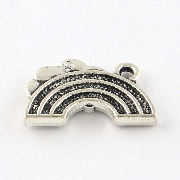 

PandaHall Rainbow Tibetan Style Alloy Pendant Enamel Settings, Lead Free & Cadmium Free, Antique Silver, 12x19x2.5mm, Hole: 1.5mm, about...