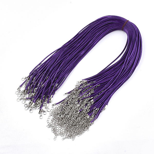 Waxed Cord Necklace… - image