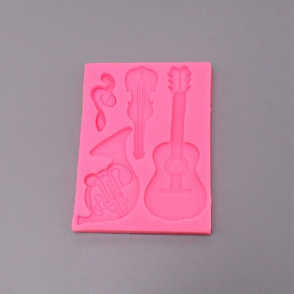 

PandaHall DIY Guitar Silicone Molds, Fondant Molds, For DIY Cake Decoration, Chocolate, Candy, UV Resin & Epoxy Resin Jewelry Making...