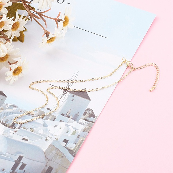 Brass Cable Chain Necklace Makings