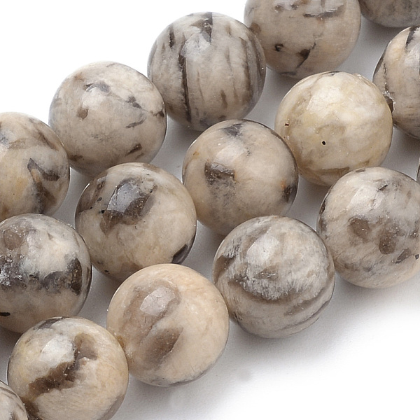 

PandaHall Natural Feldspar Beads Strands, Round, 6mm, Hole: 1mm, about 70pcs/strand, 15.7 inch Feldspar Round