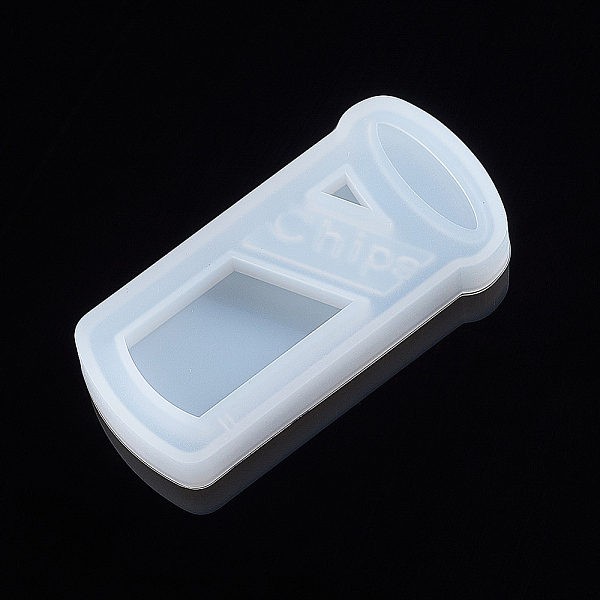 

PandaHall Silicone Molds, Resin Casting Molds, For UV Resin, Epoxy Resin Jewelry Making, Chips, White, 72x35x11mm, Inner Diameter: 69x31mm...