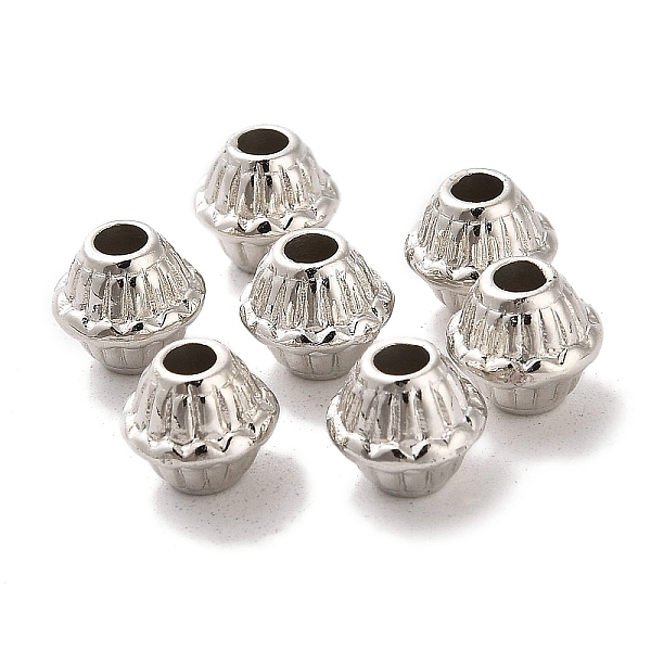 

PandaHall CCB Plastic Beads, Cone, Platinum, 6.8x6.2mm, Hole: 2mm Plastic Cone