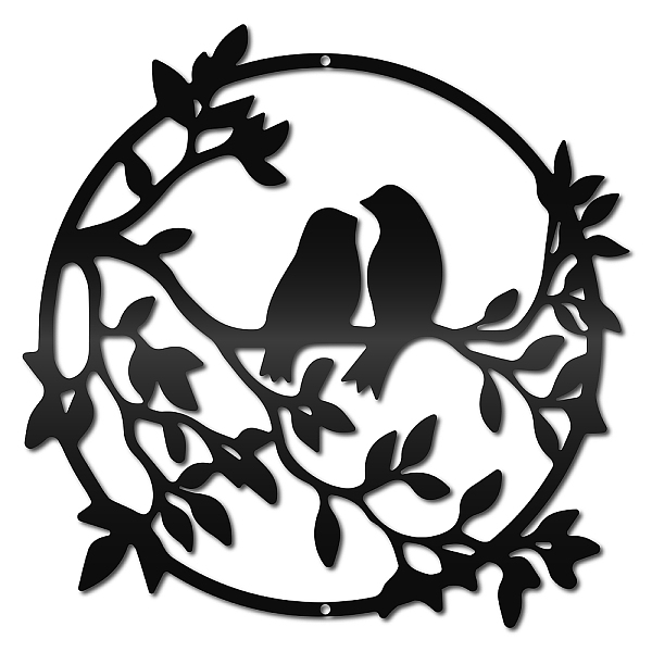 

PandaHall Iron Hanging Decors, Metal Art Wall Decoration, for Living Room, Home, Office, Garden, Kitchen, Hotel, Balcony, with Wall Anchor &...